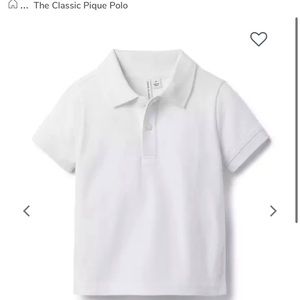 JANIE & JACK boys classic polo pique
